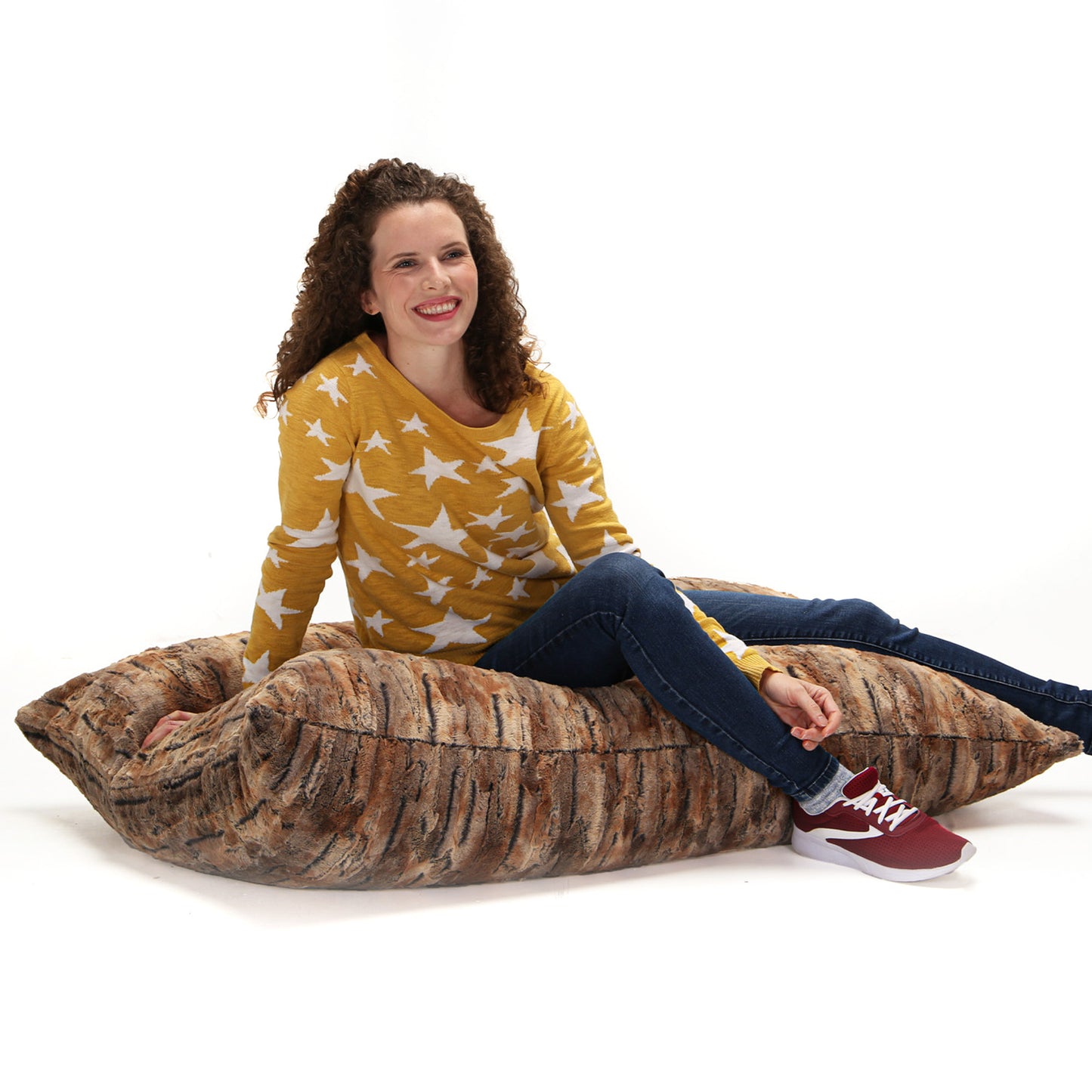 Premium Luxe Fur Giant Bean Bag Floor Pillow