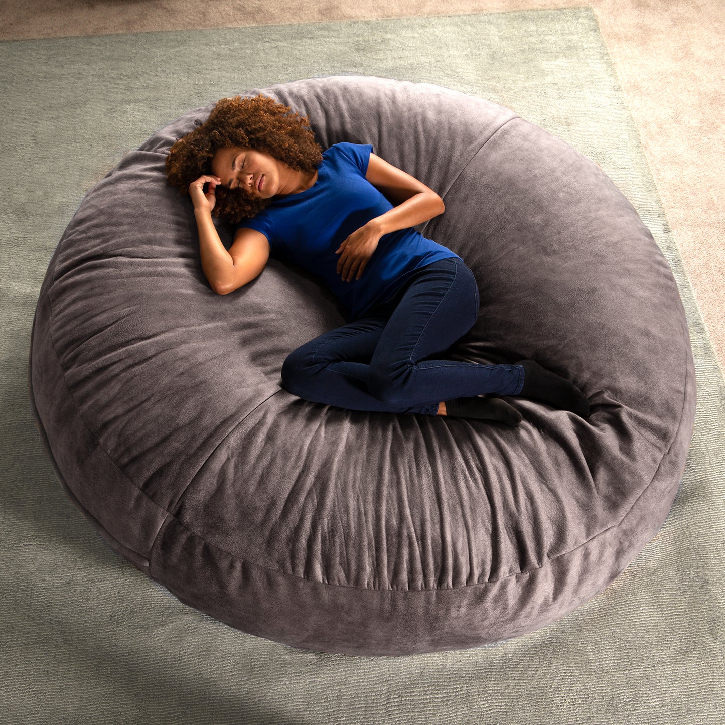 Premium Microvelvet Cocoon Giant Bean Bag