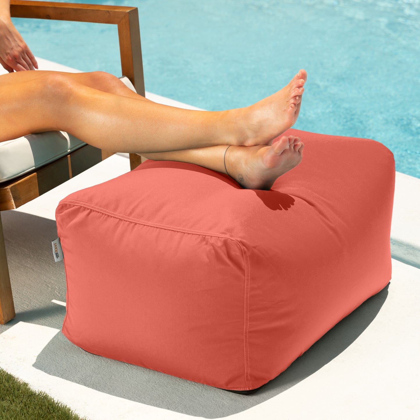 Leon Outdoor Bean Bag Ottoman