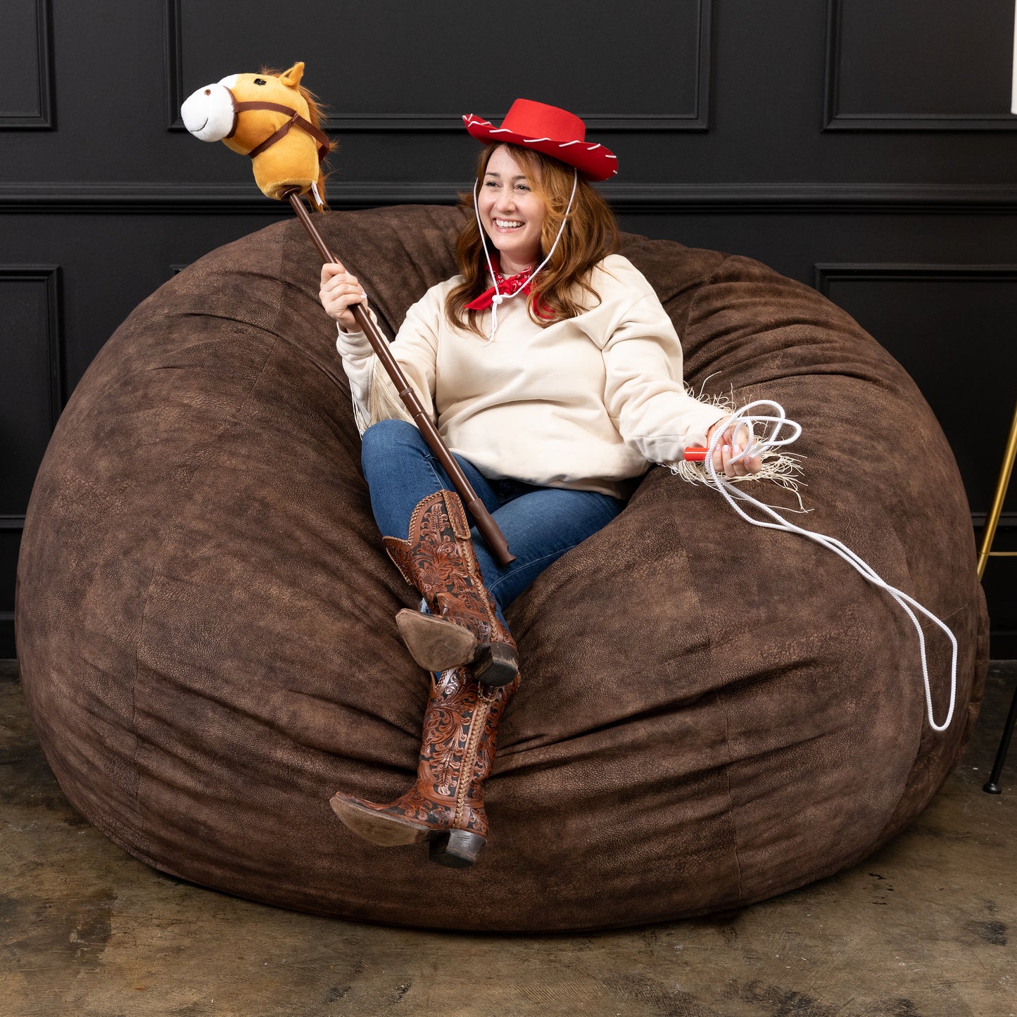 Microvelvet Giant Bean Bag Chair