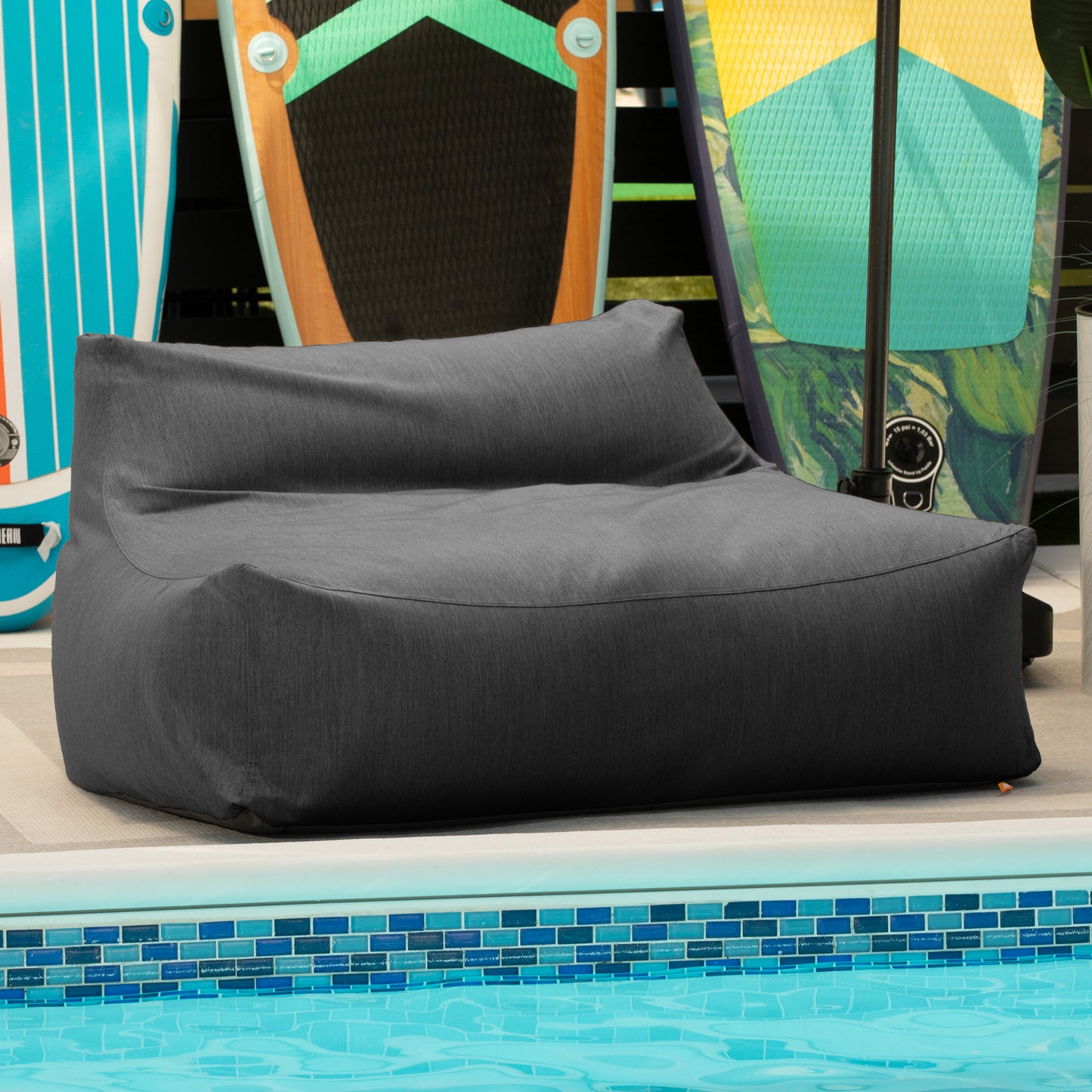 Lavista Outdoor Bean Bag Loveseat