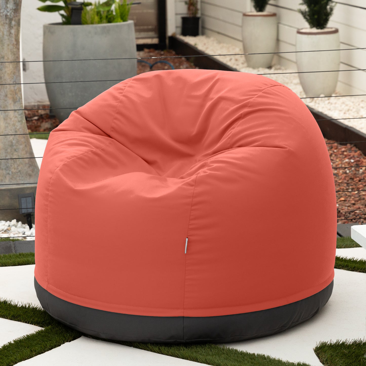 Palmetto Large Round Outdoor Bean Bag Club Chair