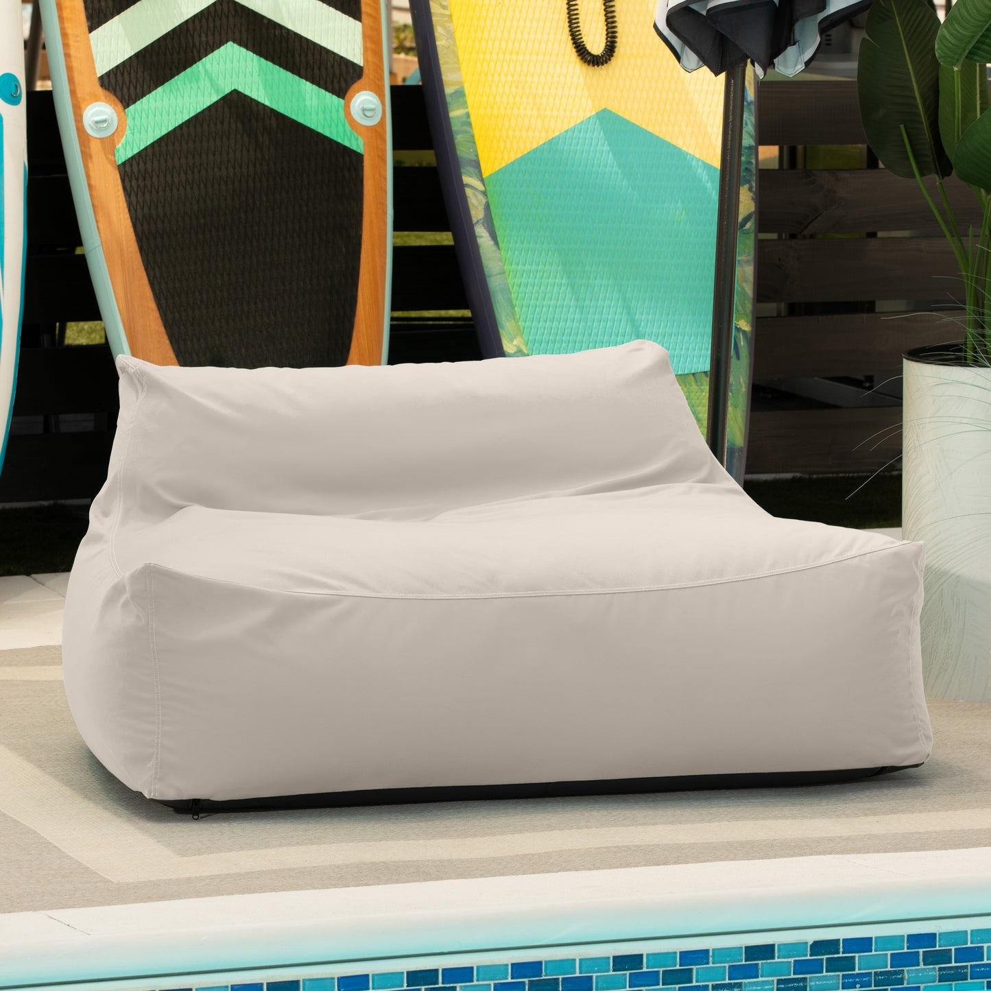 Lavista Outdoor Bean Bag Loveseat