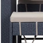 Sanders Outdoor Bar Set – 7-Piece Woven Rattan Bar Table & Stools