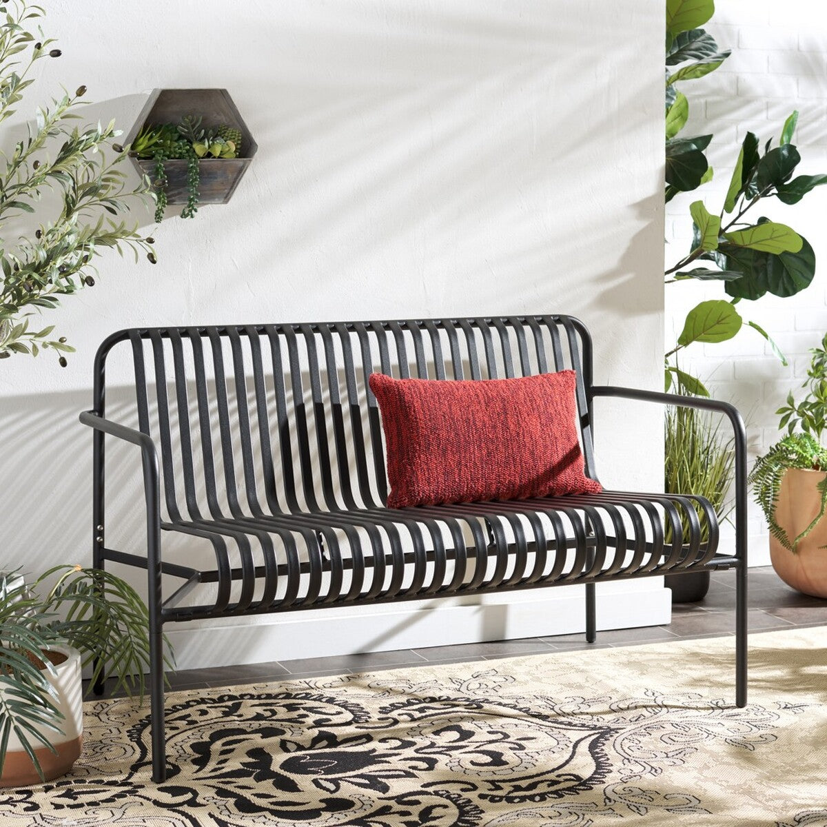 Core Two Seater Chair Outdoor – Aluminum Patio Loveseat