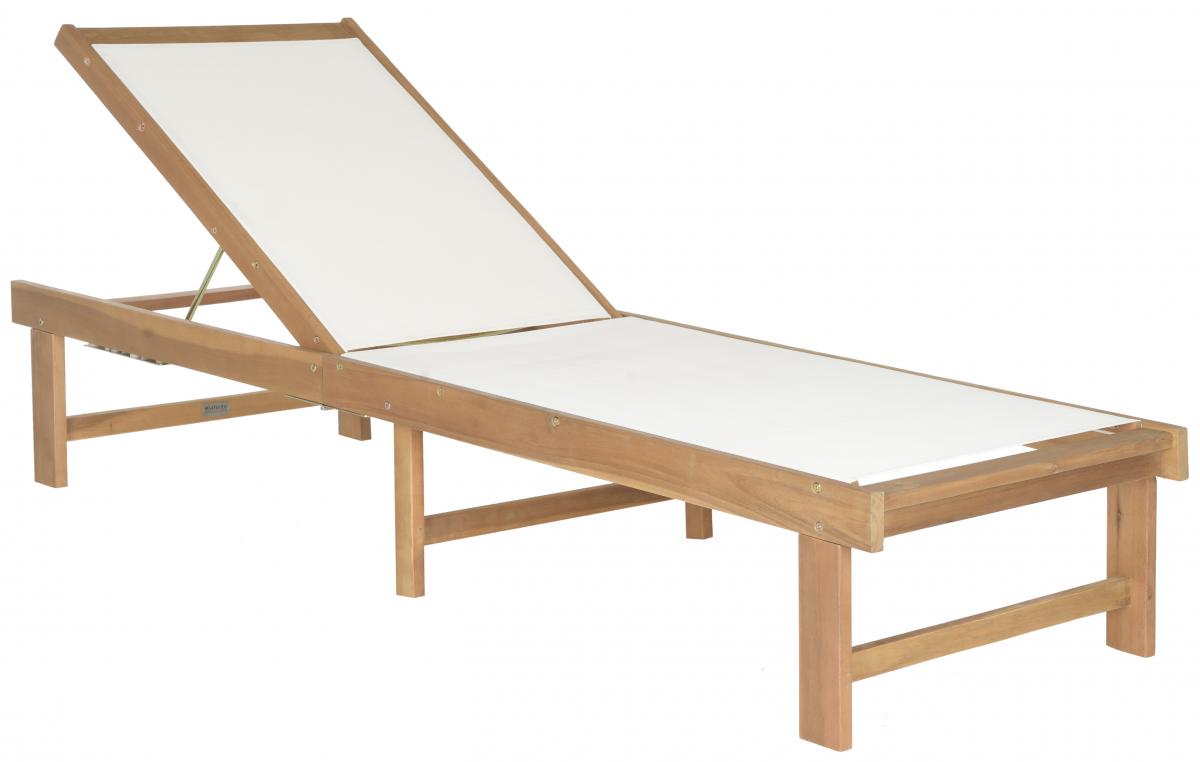 Manteca Lounge Chair – Adjustable Outdoor Acacia Wood Recliner