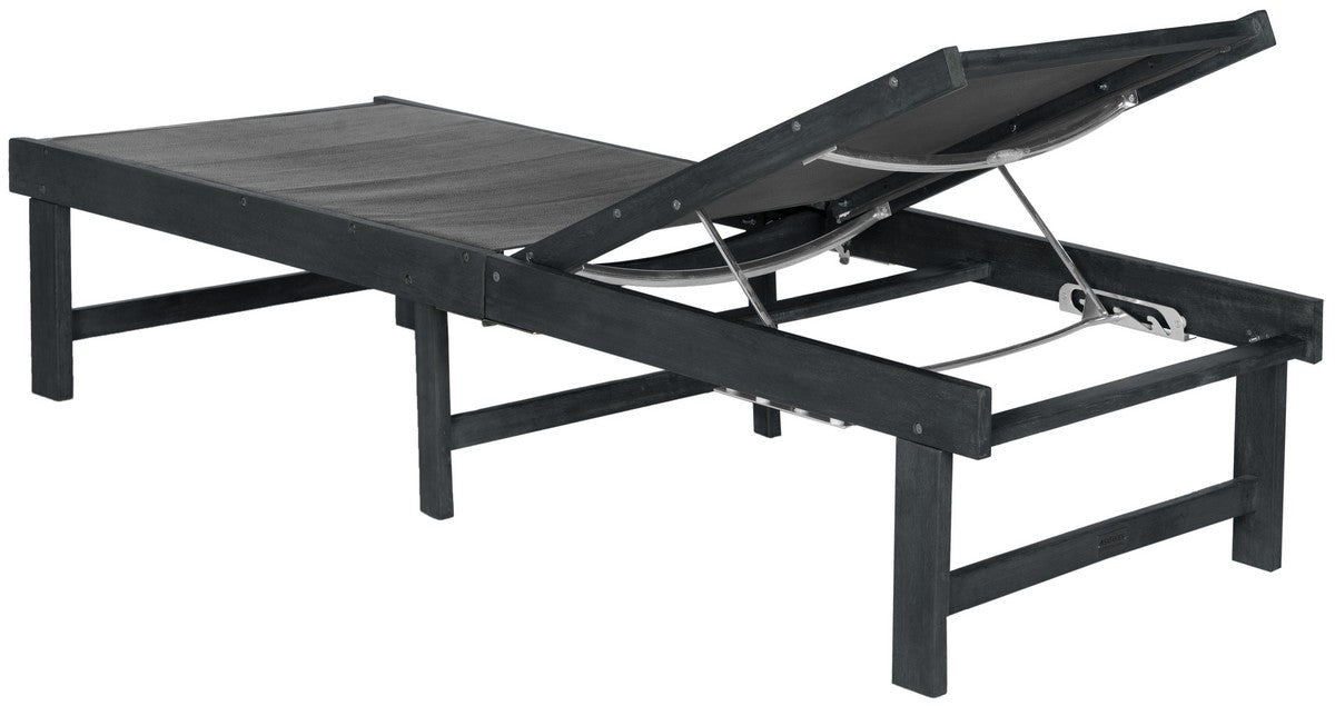 Manteca Lounge Chair – Adjustable Outdoor Acacia Wood Recliner