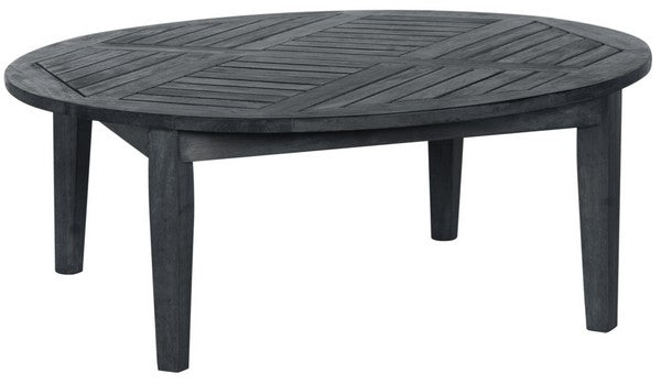 Anaheim 5-Piece Outdoor Coffee Set – Acacia Wood with Cushioned Armchairs