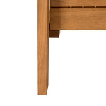 Bertie Outdoor Eucalyptus Wood Tea Trolley – Portable Entertaining Cart