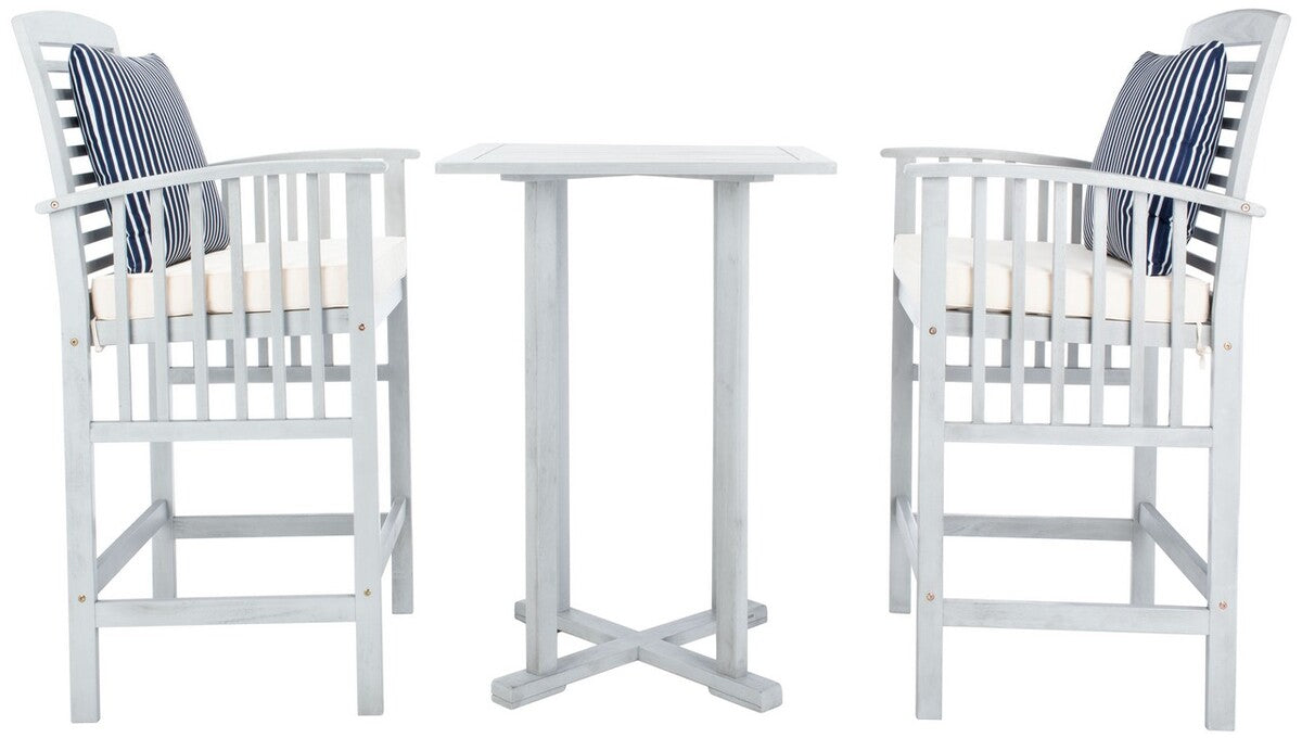Pate 3 Piece Bar Height Bistro Set