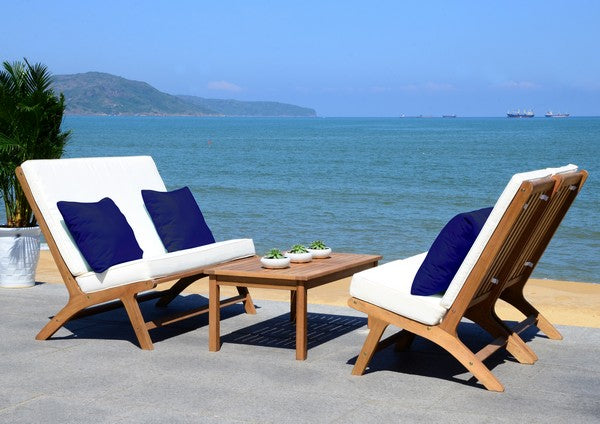 Chaston 4 Piece Outdoor Living Set with Accent Pillows