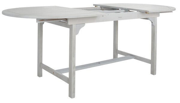 Hikaru Extendable Outdoor Dining Set – 7 Piece Acacia Wood Patio Table with Armchairs