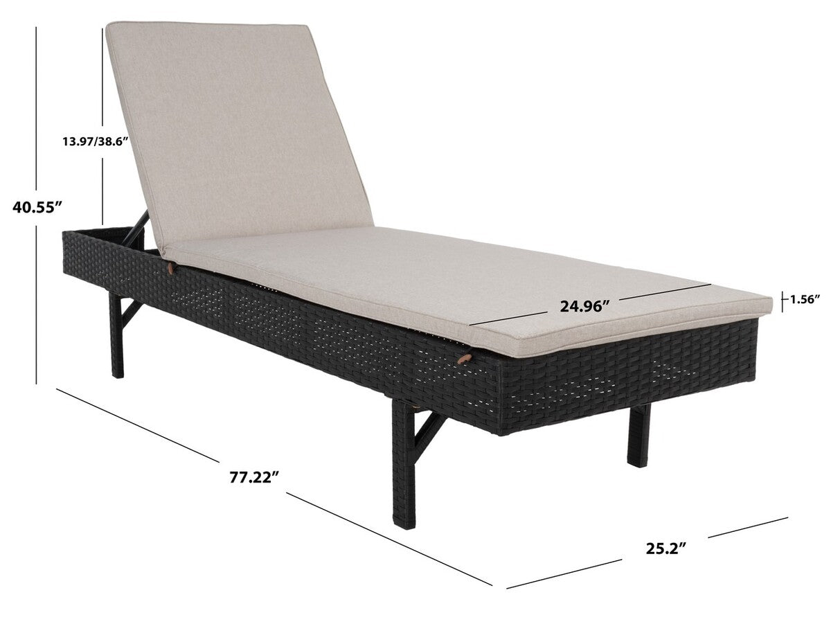 Cam Sunlounger – Adjustable Outdoor Chaise with Cushioned Comfort