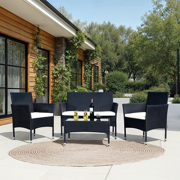 Abdul 4 Piece Outdoor Living Set