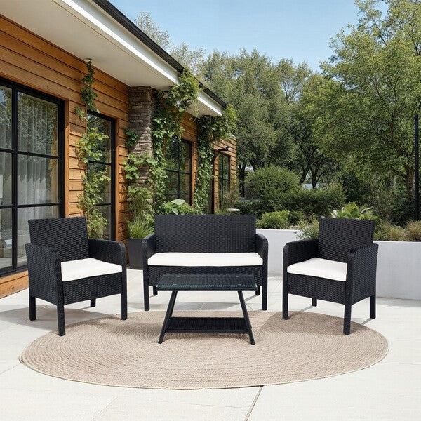 Aboka 4 Piece Outdoor Living Set