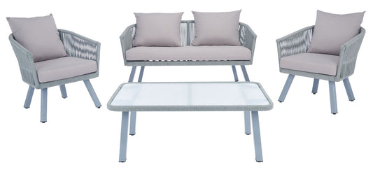 Belmi 4 Piece Rope Outdoor Living Set