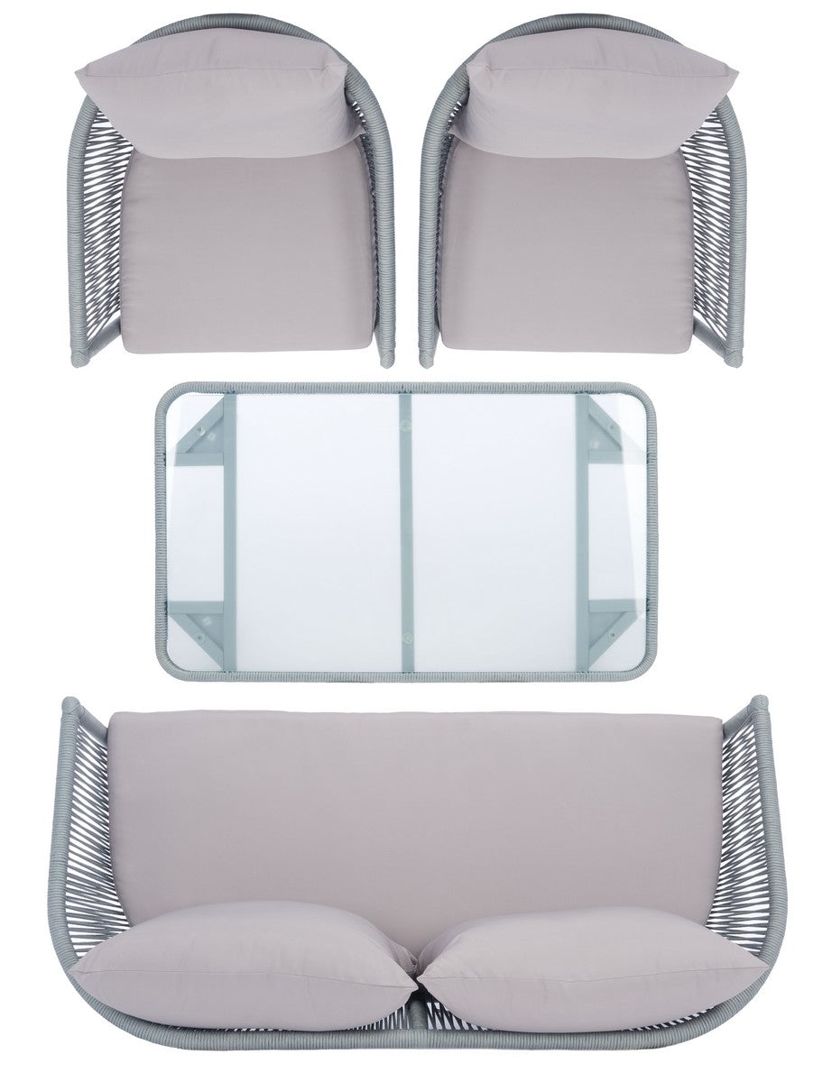 Belmi 4 Piece Rope Outdoor Living Set