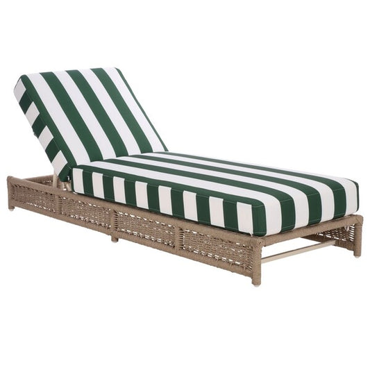 Callan Outdoor Lounger - Heather Tan Rattan