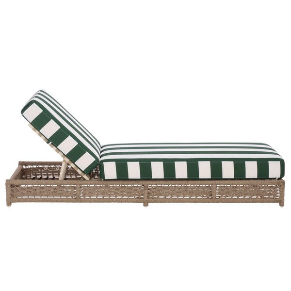 Callan Outdoor Lounger - Heather Tan Rattan