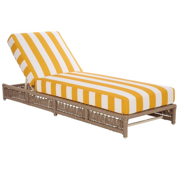 Callan Outdoor Lounger - Heather Tan Rattan