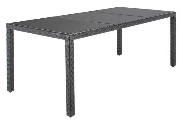 Hailee 9 Piece Outdoor Dining Set – Wicker Dining Table & 8 Chairs with Cushions