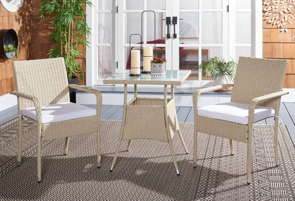 Laban 3 Piece Bistro Set – Contemporary Comfort for Al Fresco Dining