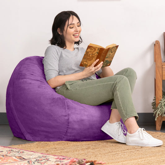Kids Bean Bag Chair w/ Removable Cover